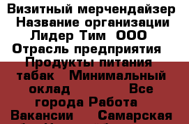 Визитный мерчендайзер › Название организации ­ Лидер Тим, ООО › Отрасль предприятия ­ Продукты питания, табак › Минимальный оклад ­ 25 100 - Все города Работа » Вакансии   . Самарская обл.,Новокуйбышевск г.